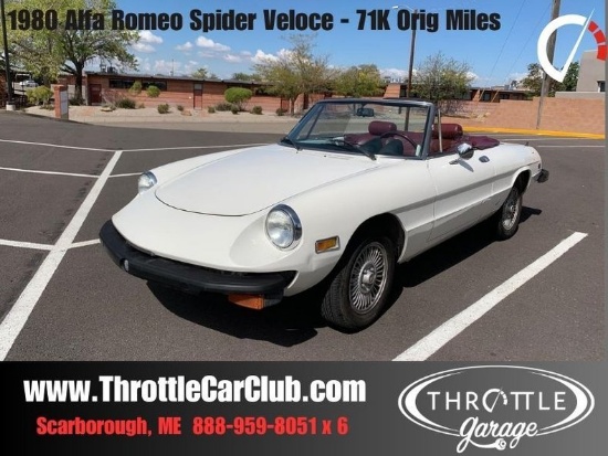 1980 Alfa Romeo Spider Veloce