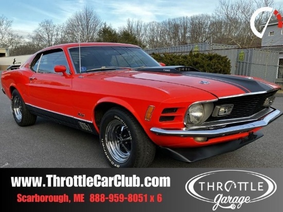 1970 Ford Mustang Fastback Mach 1 428 Cobra Jet