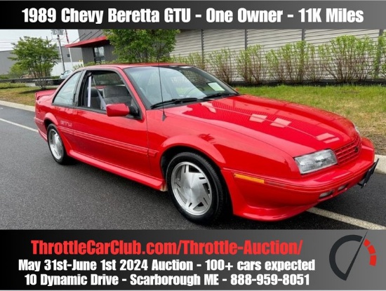 1989 Chevrolet Beretta GTU