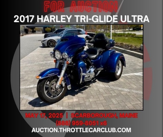 2017 Harley Davidson Tri-Glide Ultra