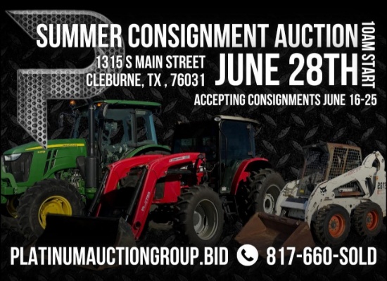 Summer Consignment Auction