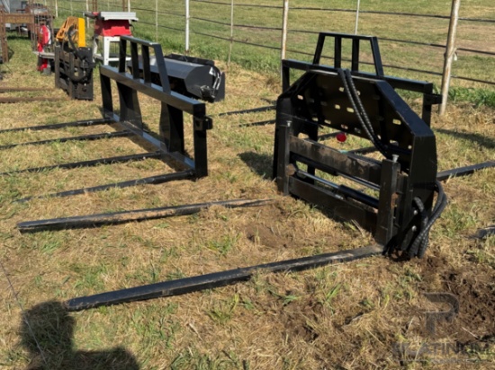 5FT HYDRAULIC SKID STEER FORKS
