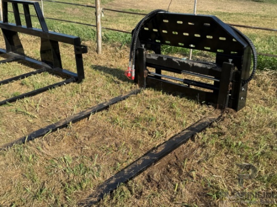 5FT HYDRAULIC SKID STEER FORKS