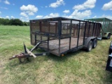 16 FT LANDSCAPING TRAILER