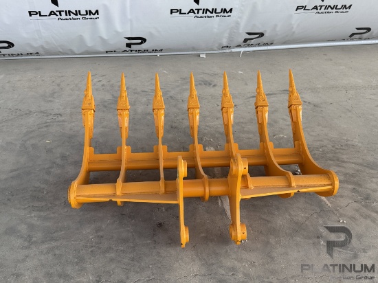 Cat 307 Excavator Rake With Teeth