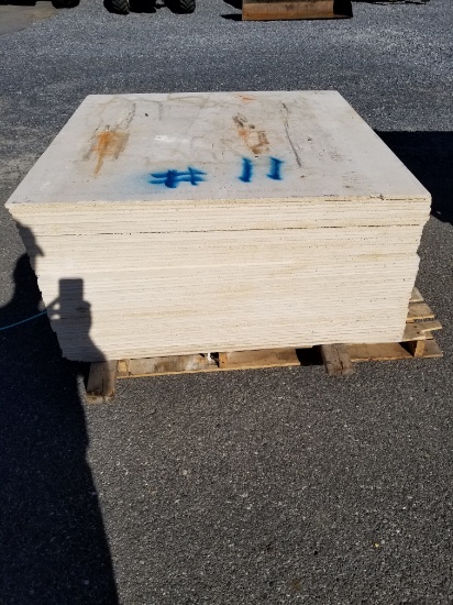 Pallet of masonry board sold as a group ( Painted # 11 )