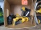 Box of Dewalt Cordless Tools