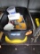 Tote of Paint Supplies