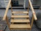 Treated Wood Steps