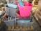 Pallet of Plastic Totes