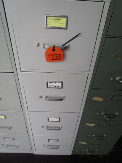 4 Drawer File Cabinet
