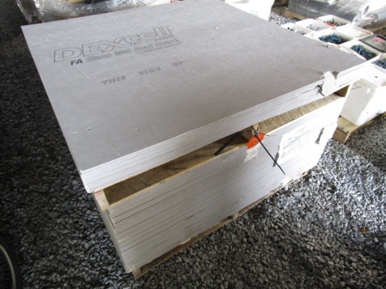 Pallet of 1/4" x 4' Dexcell Roof Board