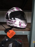 Helmet White & Purple