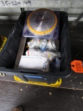Tote of Misc Tools & Supplies