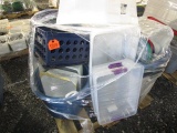 Pallet of Plastic Totes