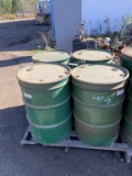 4-Steel 55 Gallon Barrels