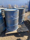 2-Steel 55 Gallon Barrels