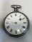 Rare: 1700's Silver Key wind Pocket Watch
