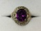 Beautiful Ladie's 3ct Amethyst Ring