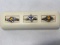 Dealer's Lot of (3) Ladie's Handmade Gemstone Silver Ring