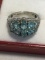 Stunning Ladies 5ct London Blue Topaz Ring