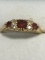 Ladies Curca 1890 14K 2ct Ruby and Diamond Ring