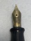 14K Gold Tip Fountain Pen and Desk Base Holder