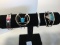 4 Beautiful Solid Sterling Silver Bracelets
