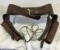 Outstanding Hand Tooled Classic Western Circa Colt 45 Holster Set