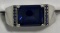 Fantastic Men's 3ct+ Sapphire Ring
