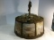 Outstanding Early Slag Glass Hanging Lamp