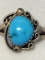 Ladie's Sterling Silver Turquoise Native American Ring