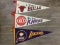 Vintage Basketball Pennants (Bulls, Knicks, Lakers)