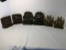 (3) Classic Early Bronze Book Ends