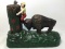 Fantastic Classic Cast Iron Buffalo Mechanical Bank