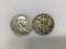 (2) U.S. Silver 1/2 Dollars