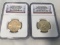 (2) Investment Grade Coins
