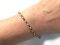 Outstanding Ladie's 14K Gold (5ct) Diamond and Sapphire Bracelet