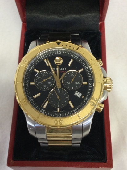 Stunning Men's Movado Chronograph Wrist Watch