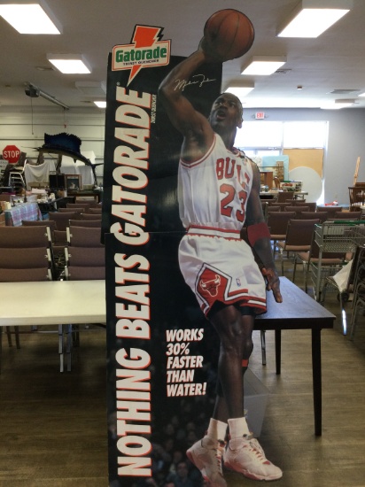 Rare: Desirable Michael Jordan Life Size Cut Out