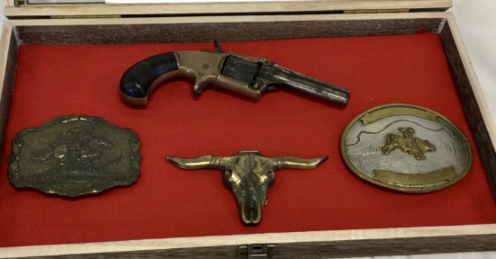 Rare: 1873 Marlin Antique Revolver and Western Items