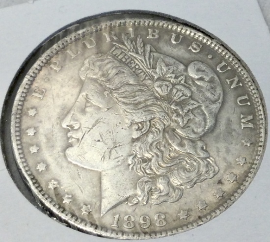 Beautiful 1898 U.S. Morgan Silver Dollar