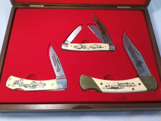 (3) Great "Schrade" Pocket Knives