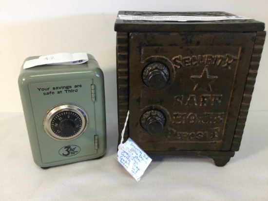 (2) Classic Antique Still Banks