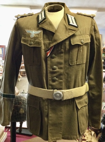 WWII German Uniform Coat and Belt