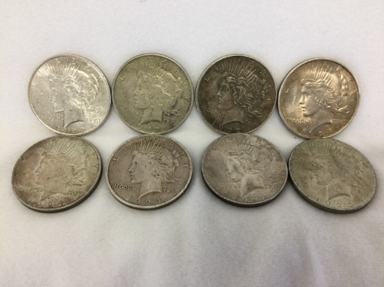 (8) U.S. Silver Dollars