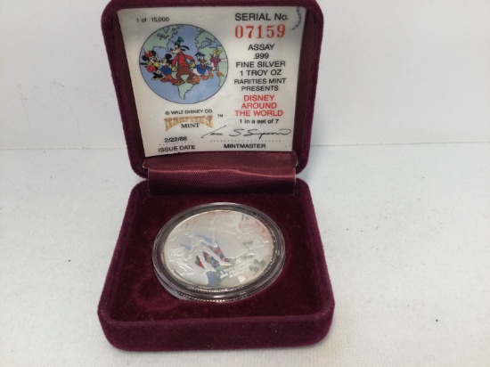 Proof .999 Silver 1oz. Disney Coin