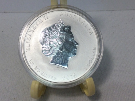 Rare: 2016 .999 1oz. Silver Monkey Coin