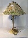 1920's Slag Glass Lamp