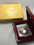 Spectacular 2014 West Point Proof MS70 U.S. $5 Gold Baseball Coin